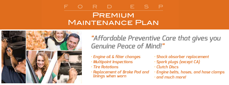 Free Ford Premium Maintenance Plan Offer